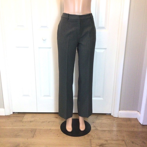 NWOT Cato Womens Curvy Fit Gray Stretch Trousers Dress Pants Slacks Size 8 - Picture 1 of 12